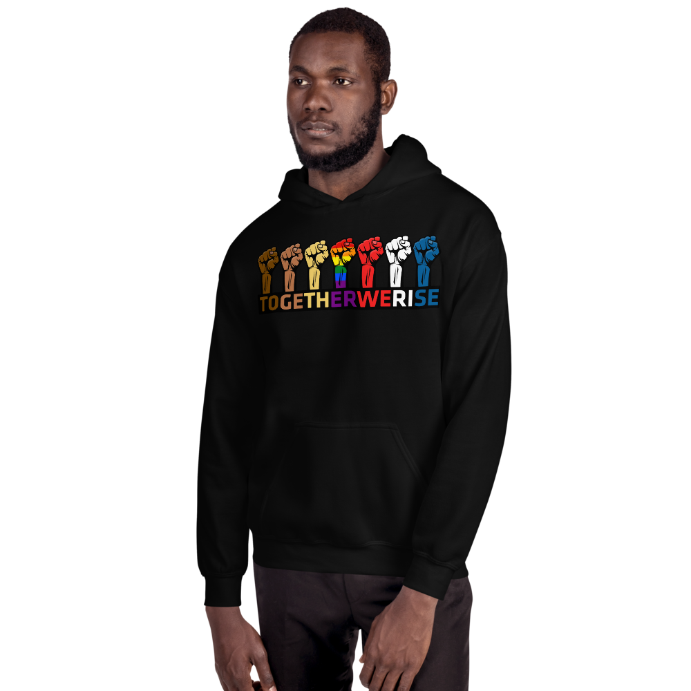 TOGETHER WE RISE Unisex Hoodie by FLOMAZIN
