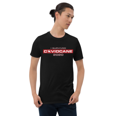 I SURVIVED COVIDCANE 2020 - Covid-19 Coronavirus Hurricane Storm Cool Gift Short-Sleeve Unisex T-Shirt #covidcane2020