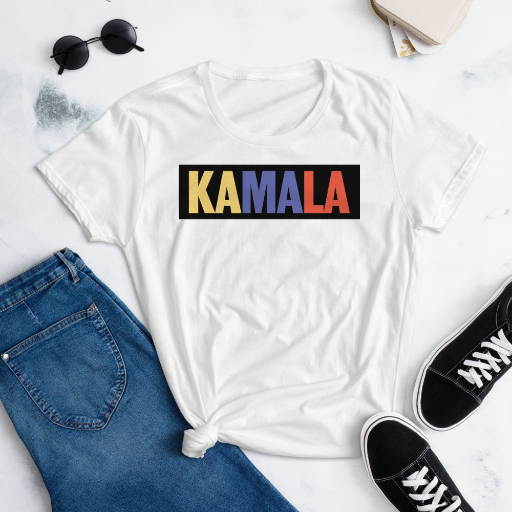 KAMALA HARRIS FOR THE PEOPLE Women's Ladies' Short Sleeve Tee T-shirt