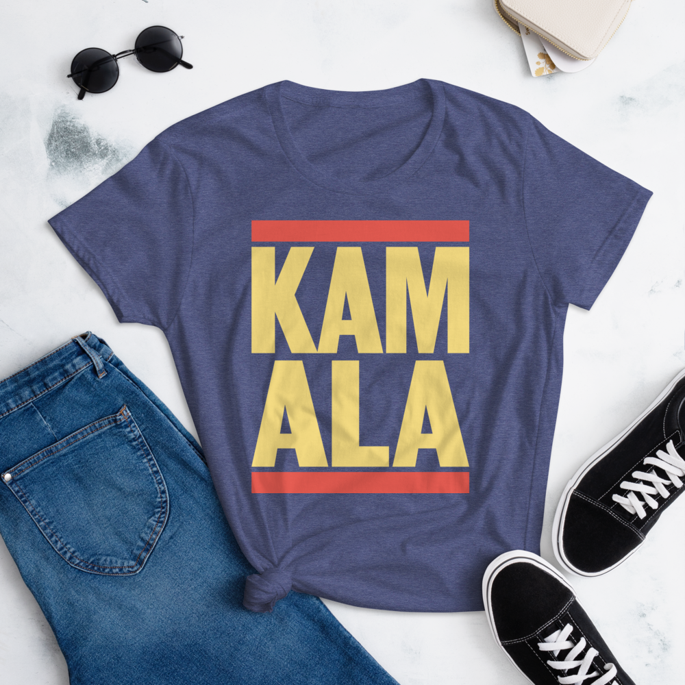 KAMALA HARRIS FOR THE PEOPLE RUN-DMC Style Women's Ladies' Short Sleeve Tee T-shirt