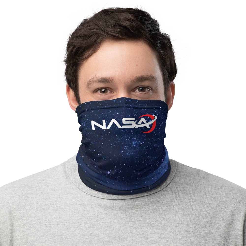 NASA LOGO from the Away Mars Space Series on Netflix Face Shield Neck Gaiter Mask