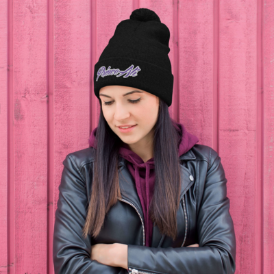 PRINCE ALI Pom-Pom Beanie