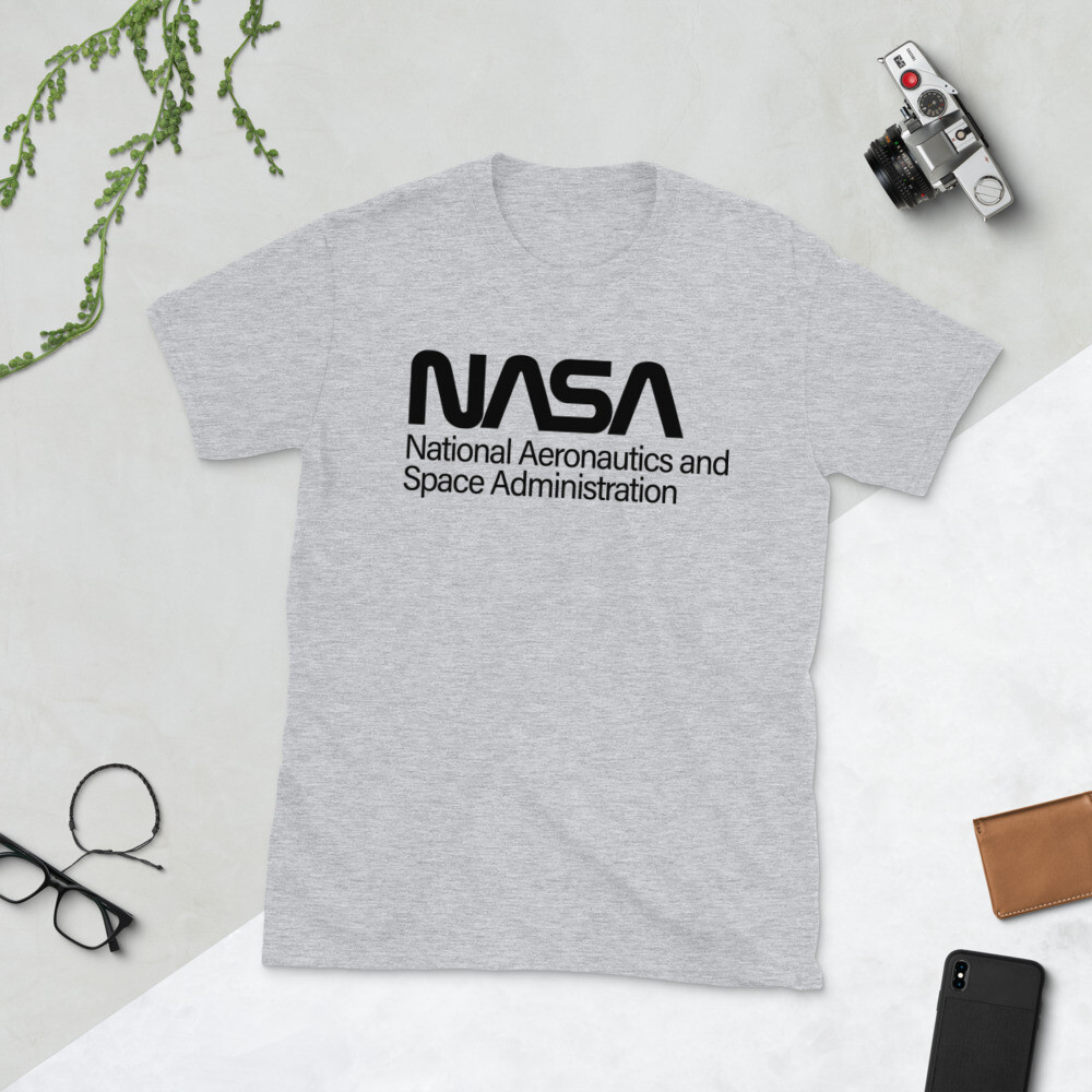 PROJECT POWER NASA  Short-Sleeve Mens Womens Unisex T-Shirt Worn by Jamie Foxx, Color: Sport Grey, Size: S