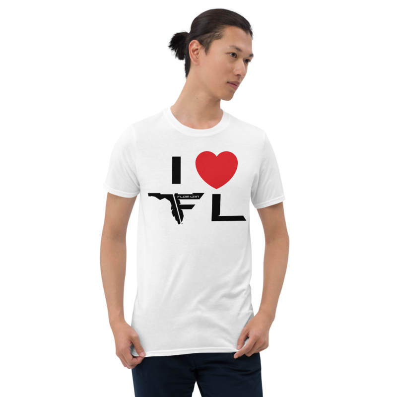 FLOMAZIN I LOVE FLORIDA Short-Sleeve Unisex T-Shirt