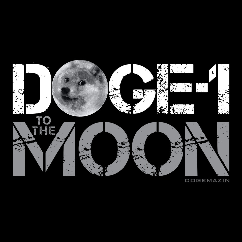DOGE-1 TO THE MARS DOGECOIN ELON MUSK SPACEX DOGEMAZIN Short-Sleeve Unisex T-Shirt