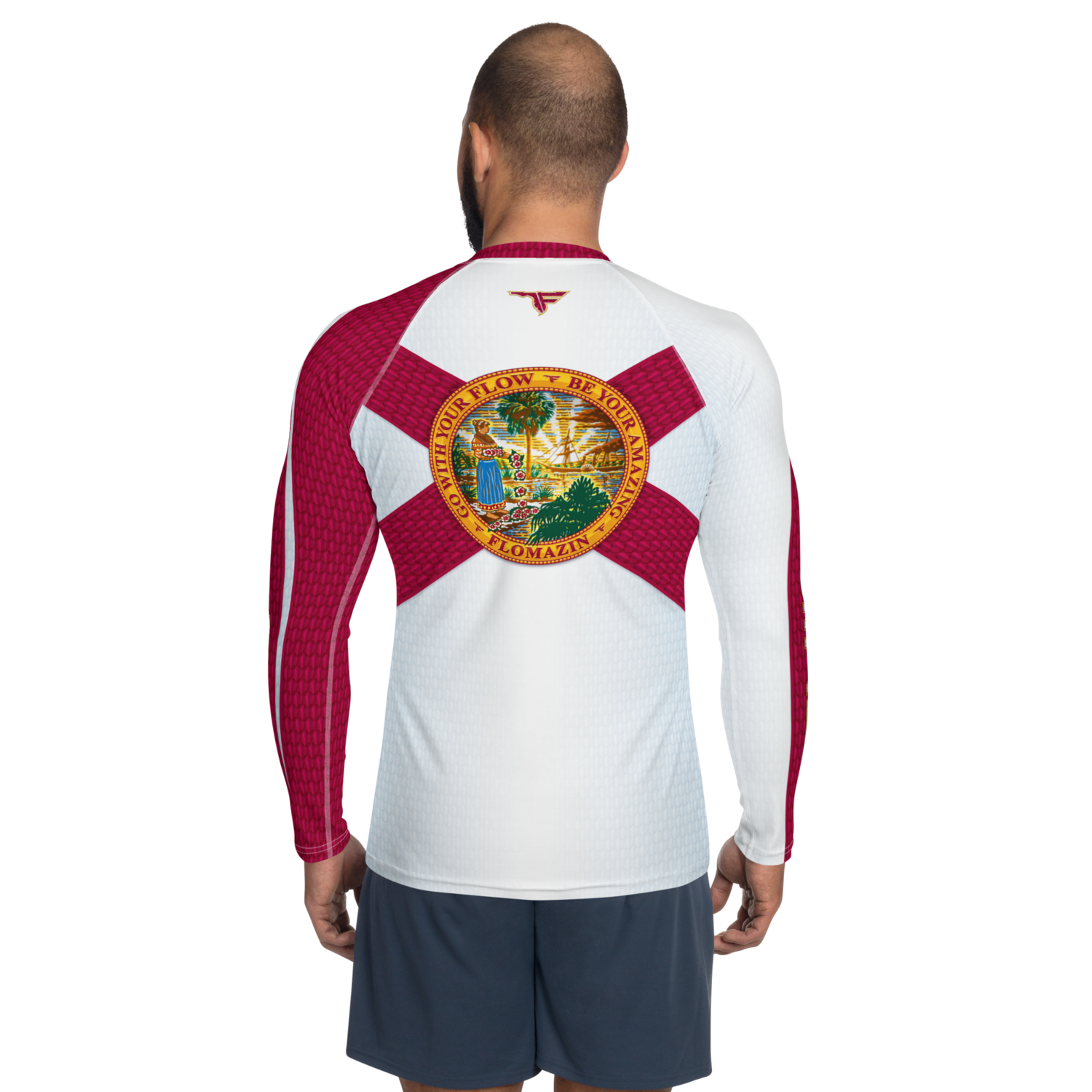 FLOMAZIN TIBURON 1.O Men's/Unisex Long Sleeve Shirt (Quick Dry Fabric or Rash Guard)