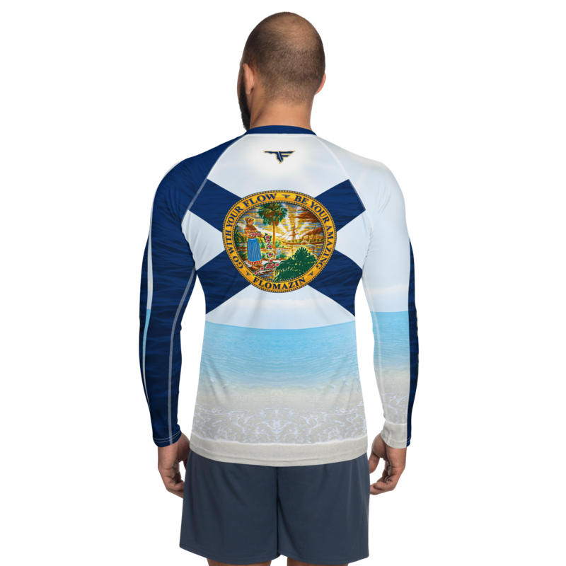 FLOMAZIN FLORONA 1.0 Men's/Unisex Long Sleeve Shirt (Quick Dry Fabric or Rash Guard)