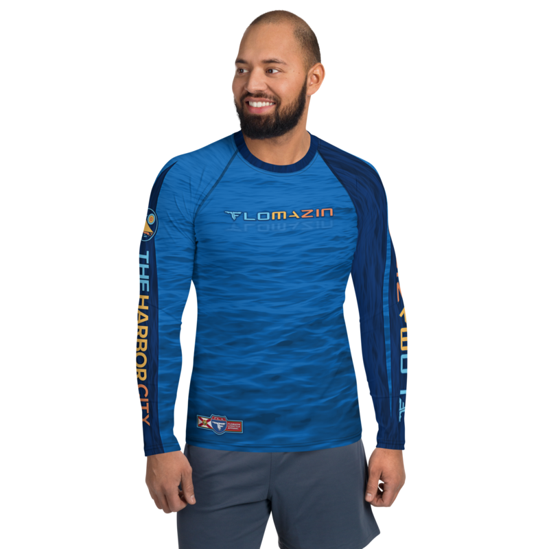FLOMAZIN THE HARBOR CITY 1.0 Men's/Unisex Long Sleeve Rash Guard