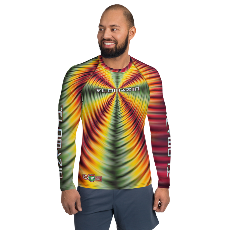 FLOMAZIN REGGAEMAZIN 1.0 Men's/Unisex Long Sleeve Shirt (Quick Dry Fabric or Rash Guard)