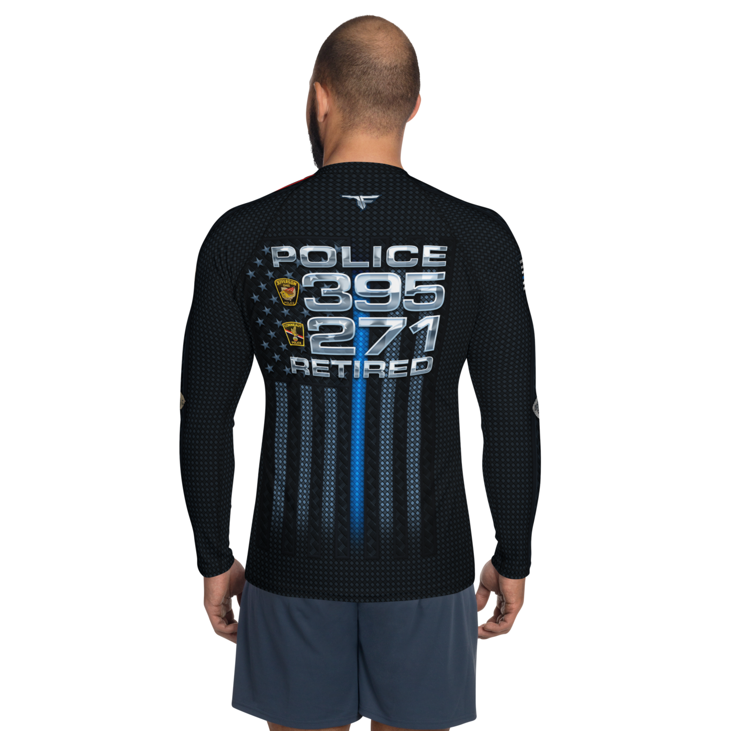 FLOMAZIN CUSTOM Officer Terry Long Sleeve Shirt (Quick Dry Fabric)