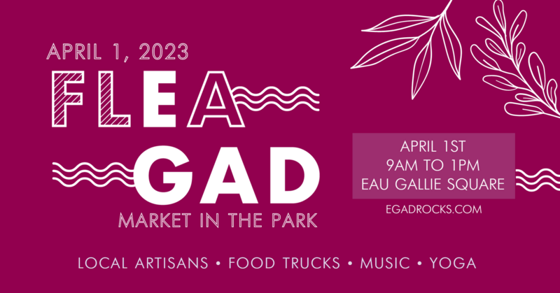 SATURDAY 4/1/2023 - Downtown Eau Gallie Art District - Fleagad Market in the Park + Fool&#39;s Fest