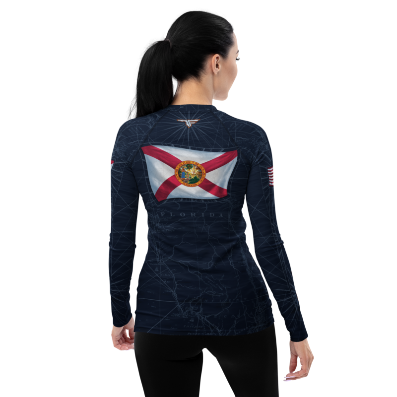 FLOMAZIN FLONAUTICAL 1.0 Women&#39;s Long Sleeve Rash Guard Shirt