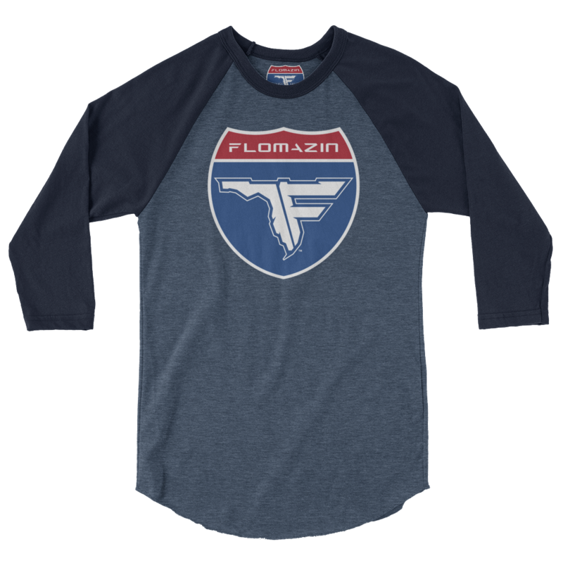 FLOMAZIN INTERSTATE OF MIND 3/4 Sleeve Raglan Shirt