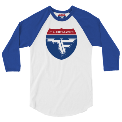 FLOMAZIN INTERSTATE OF MIND 3/4 Sleeve Raglan Shirt