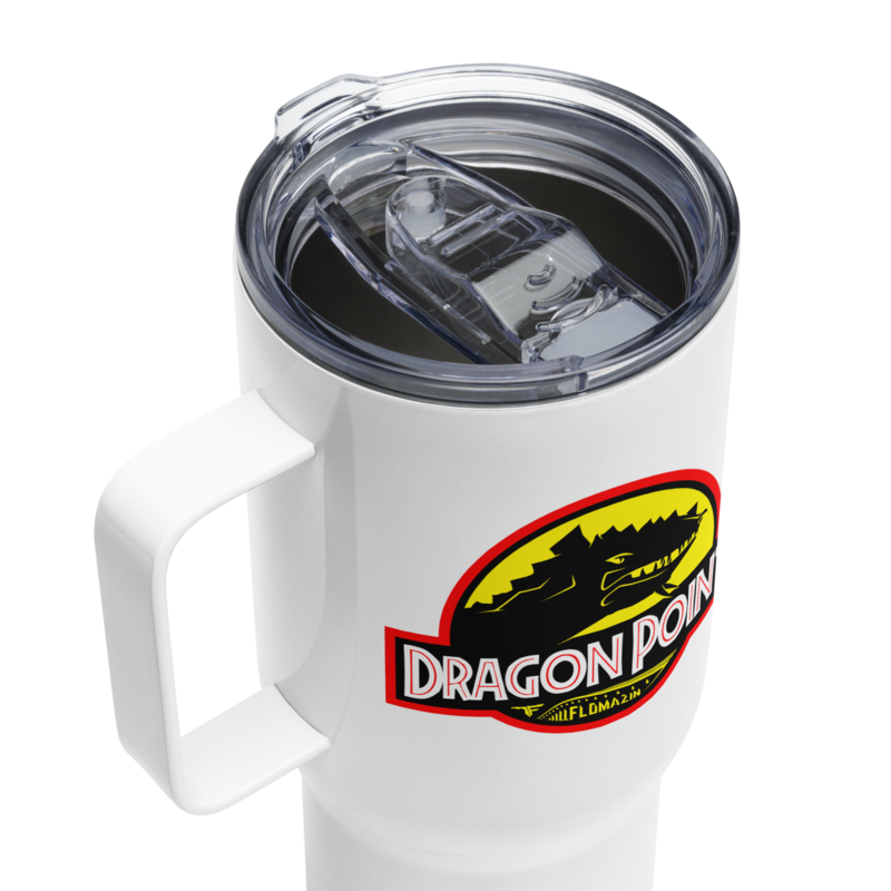 FLOMAZIN FLORASSIC DRAGON POINT Travel Mug with a Handle
