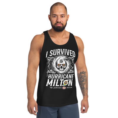 I SURVIVED HURRICANE MILTON FLORIDA 2024 Men&#39;s Tank Top by Flomazin