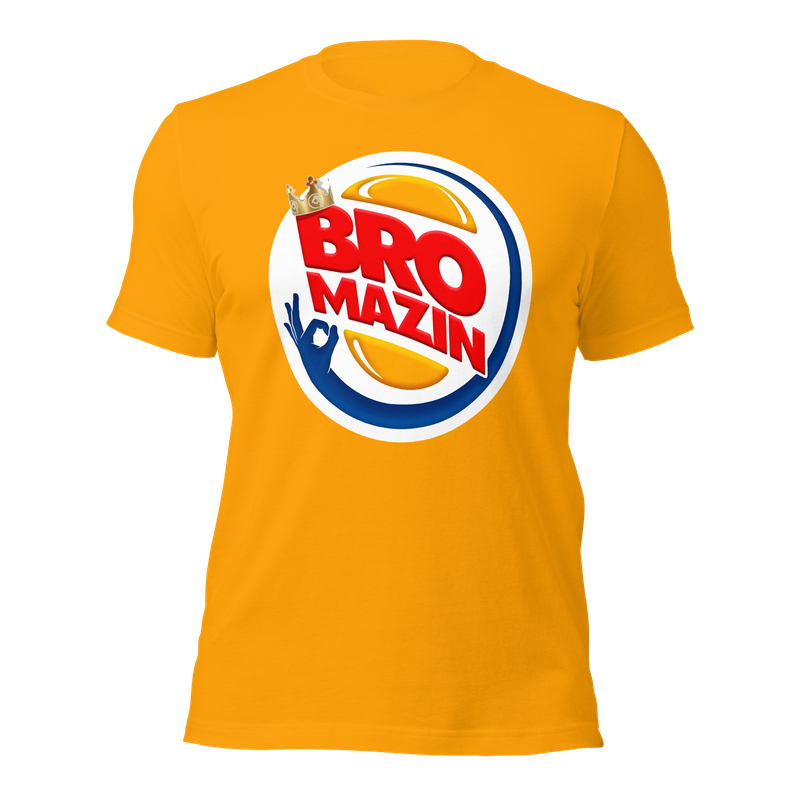 BRO KING - BROMAZIN BURGER KING Short-Sleeve Unisex T-Shirt
