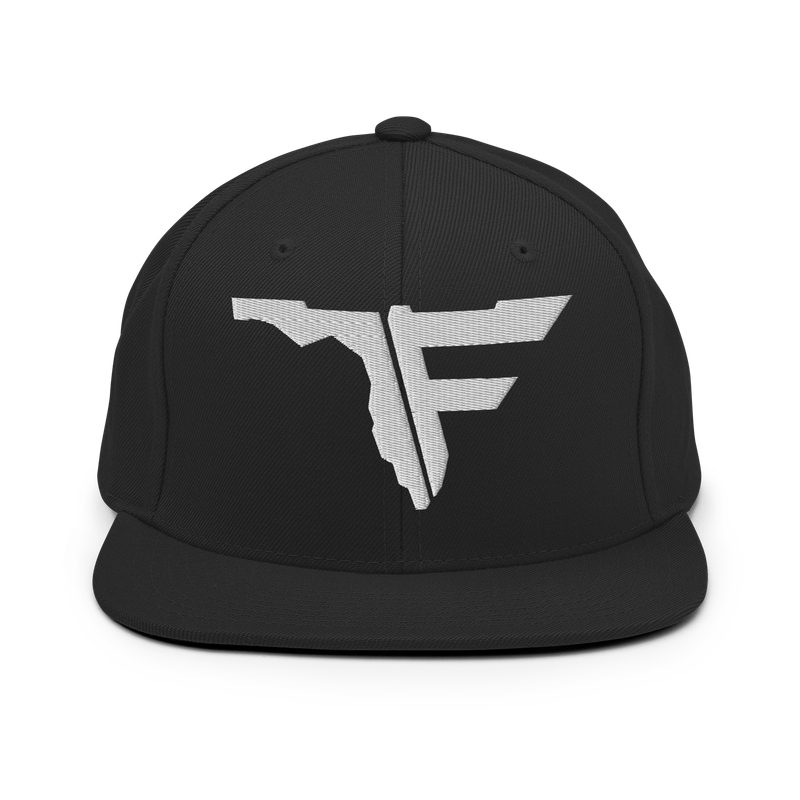 FLOMAZIN WHITE LOGO Snapback Hat