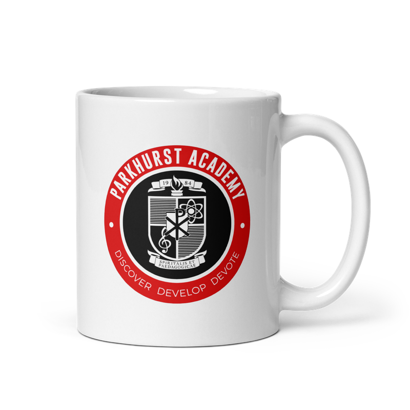 PARKHURST ACADEMY EAGLES White glossy mug