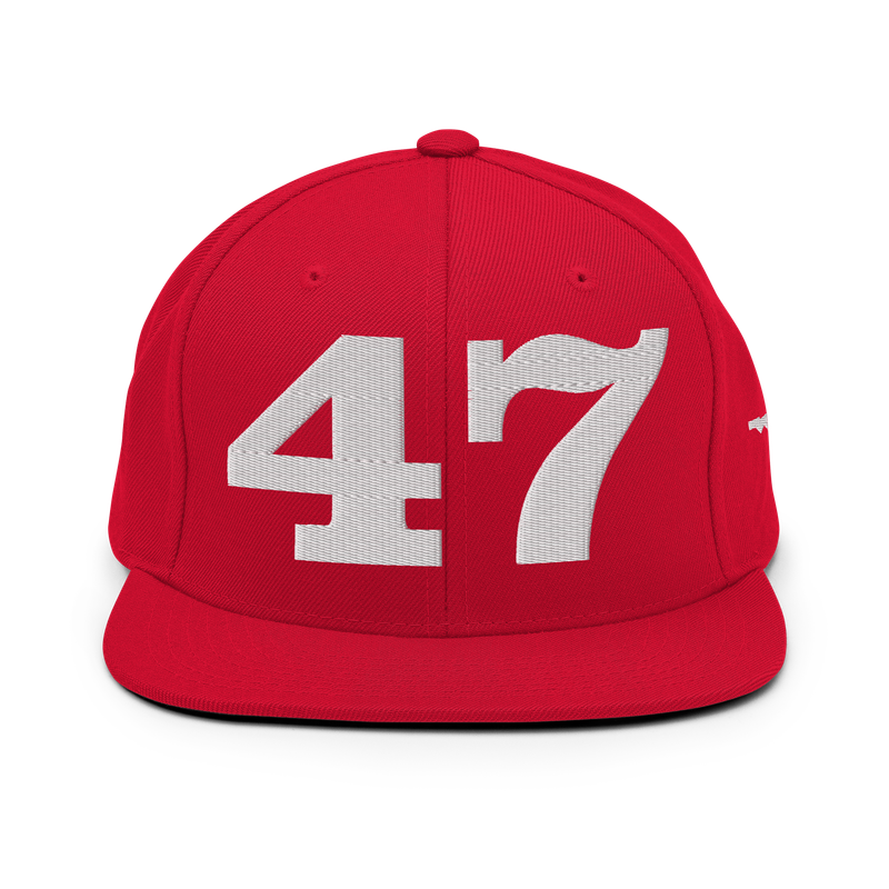 47 Trump Snapback Hat by Flomazin