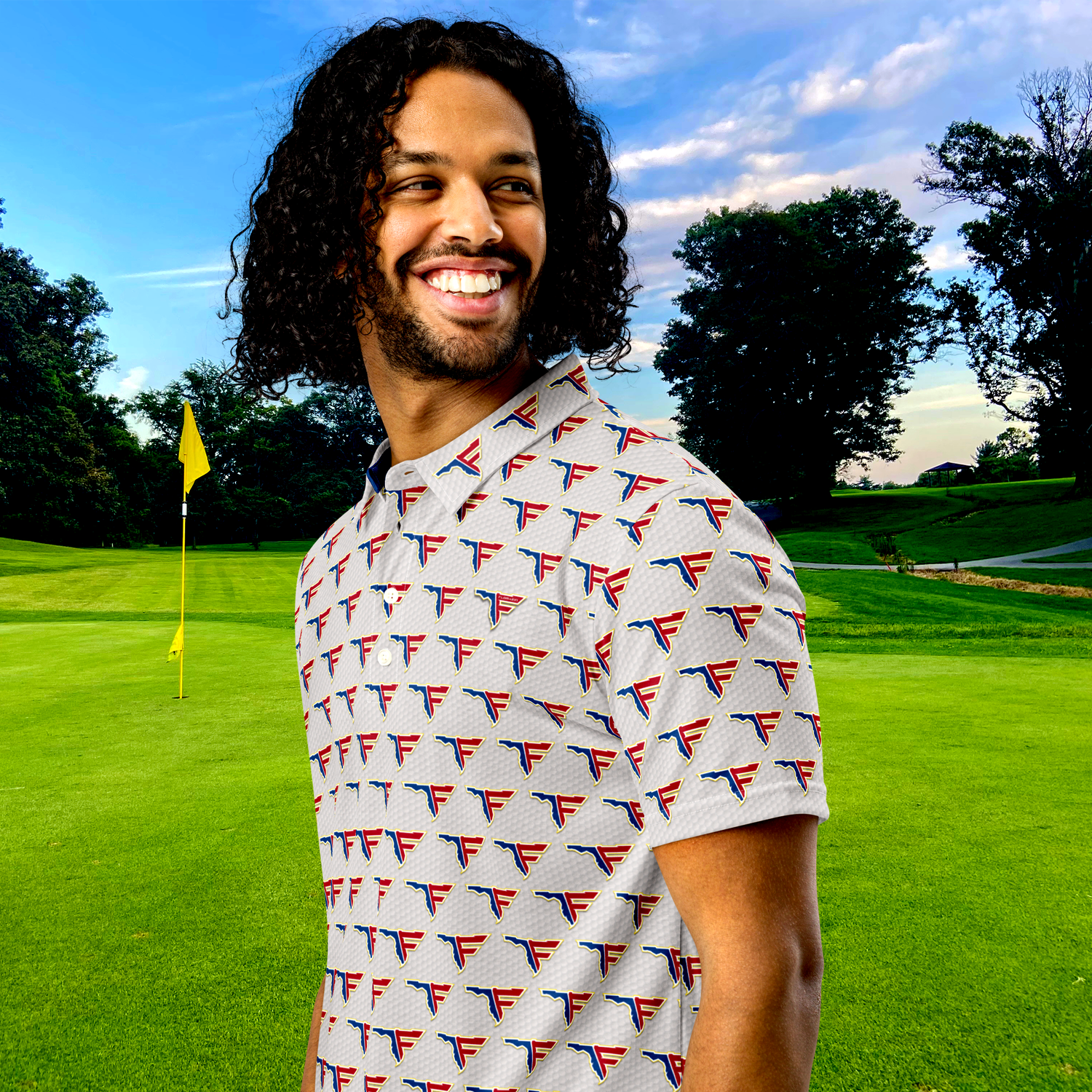 FLOMAZIN Men’s Slim Fit Golf Polo