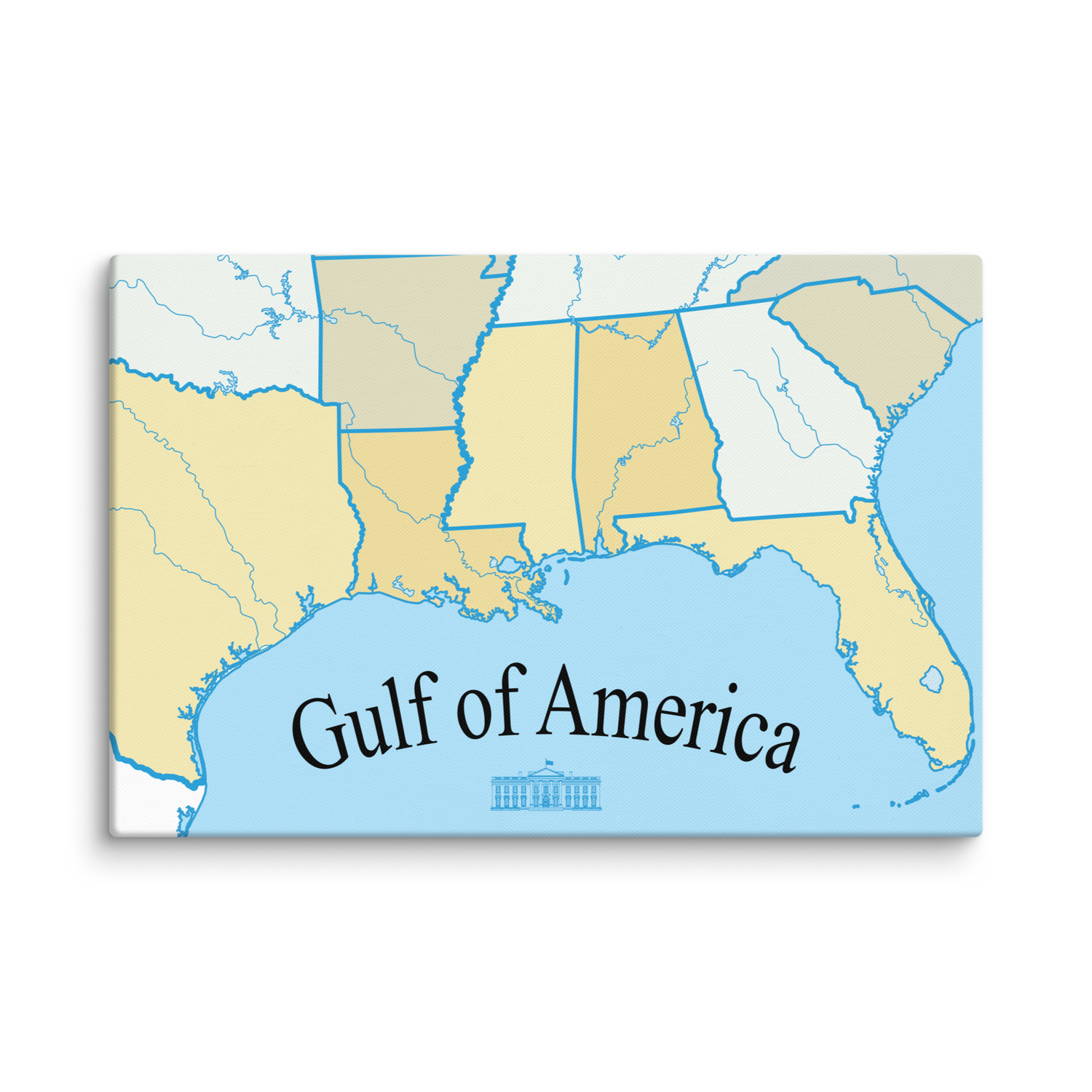 GULF OF AMERICA Canvas