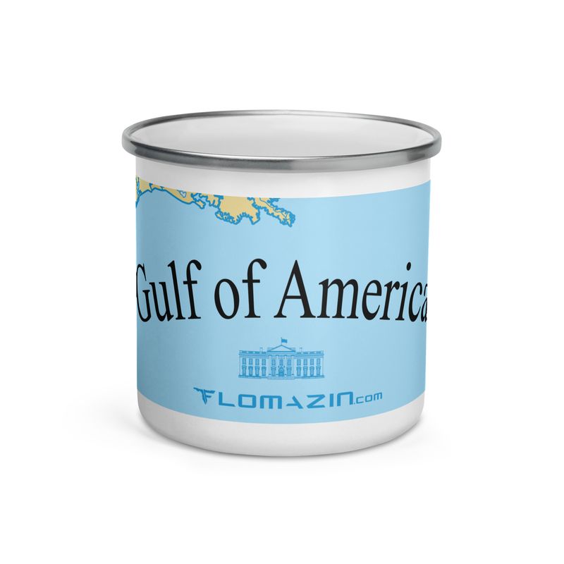 GULF OF AMERICA Enamel Mug