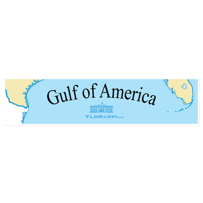 GULF OF AMERICA Bubble-free stickers