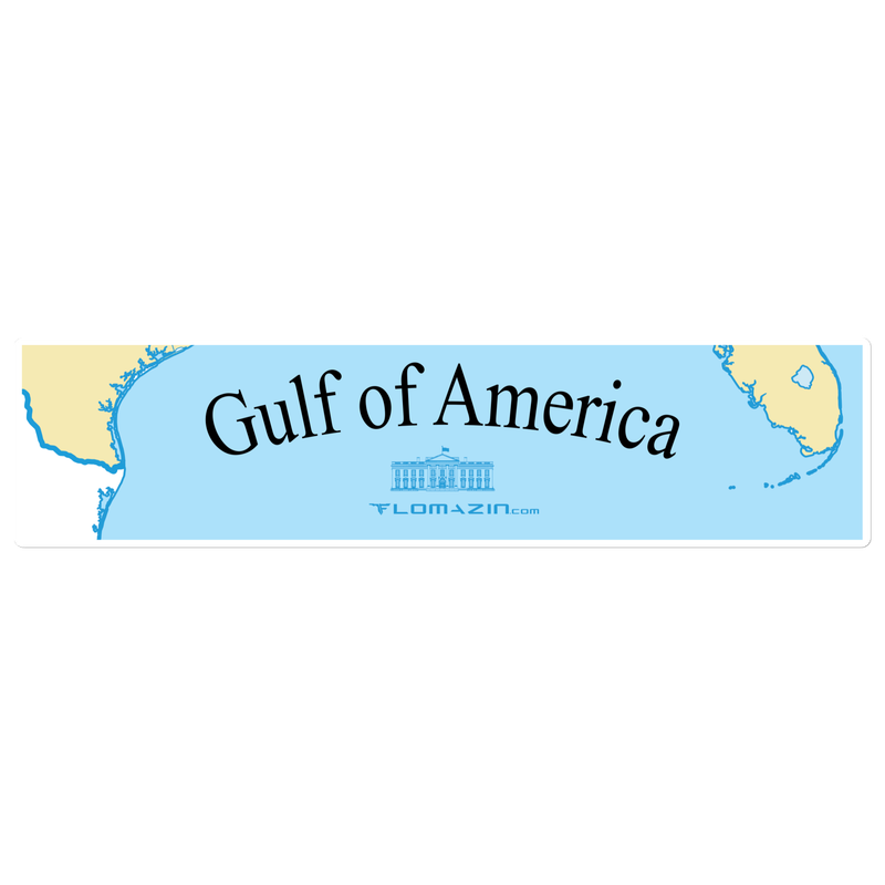 GULF OF AMERICA Bubble-free stickers