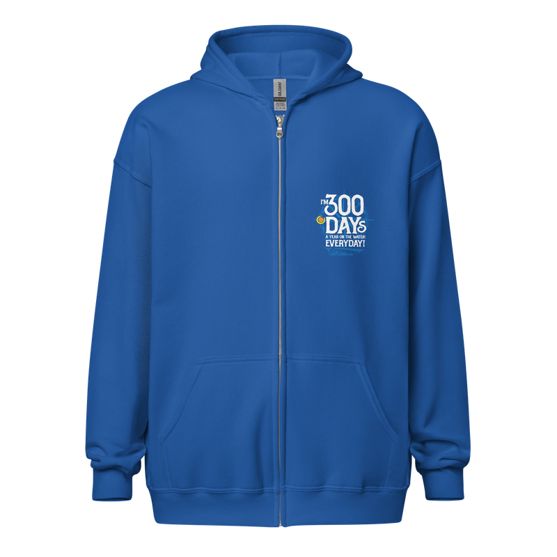 I'M THE BEST CHARTER CAPTAIN Funny Fishing Unisex Heavy Blend Zip Hoodie