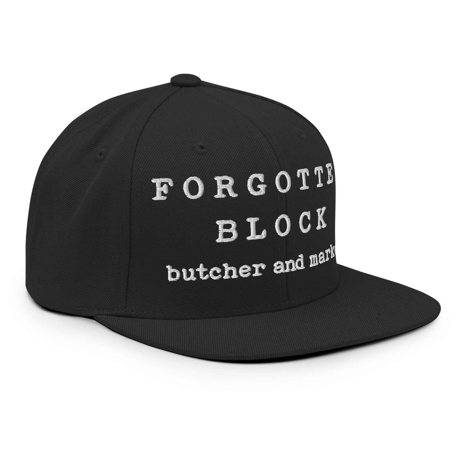 FORGOTTEN BLOCK Premium Yupoong Snapback Hat
