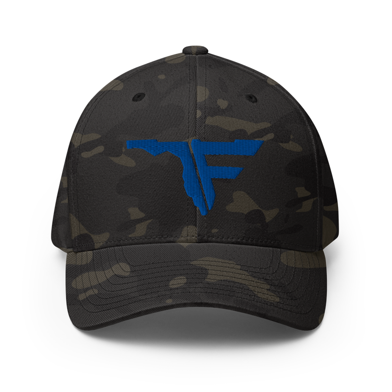FLOMAZIN THIN BLUE LINE FlexFit Structured Twill Cap