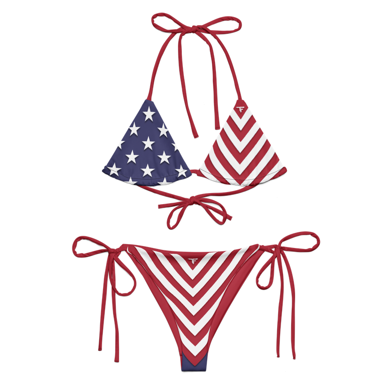 FLOMAZIN FLOKINI™ USAMAZIN CHEVRON String Bikini