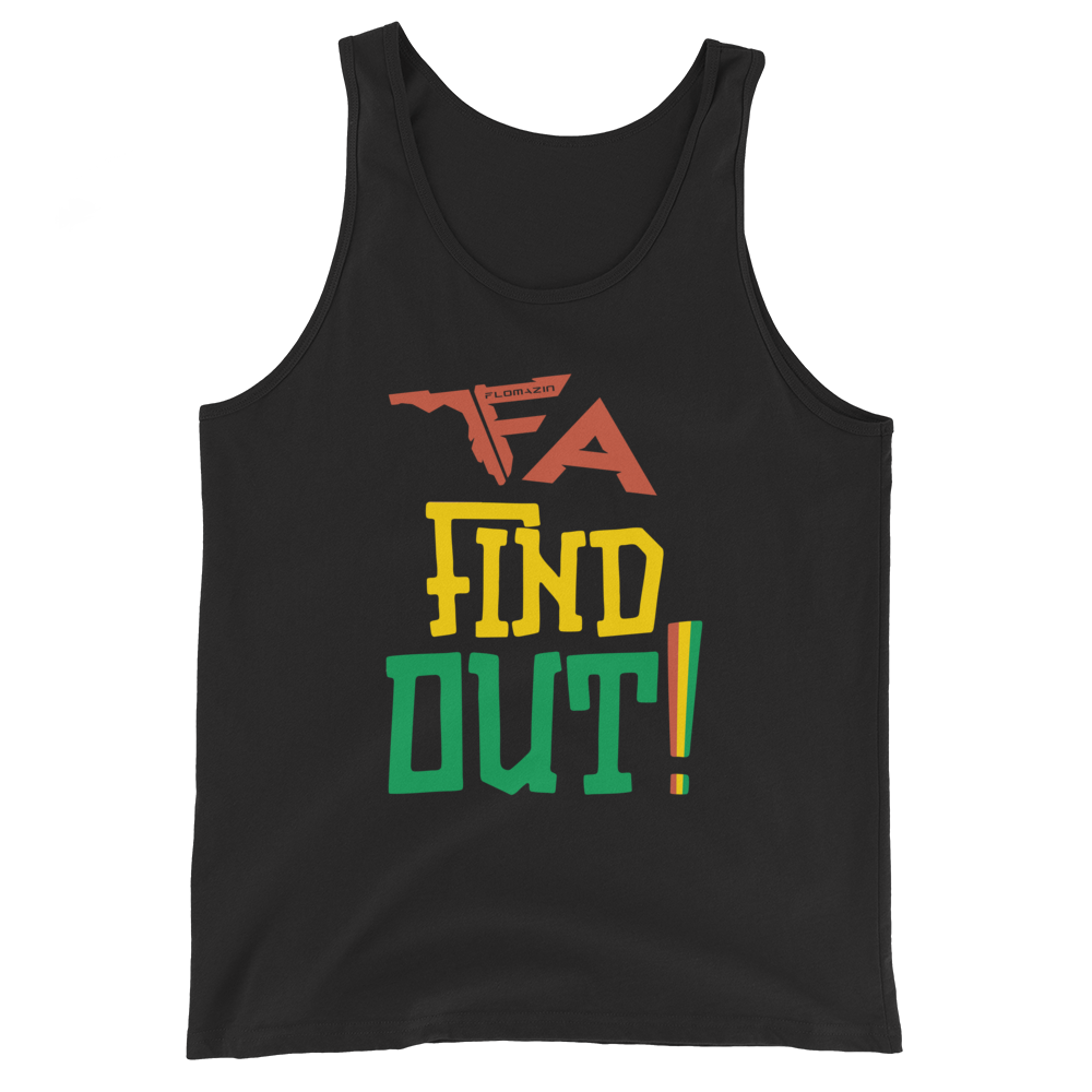 FLOMAZIN AROUND &amp; FIND OUT Premium Men&#39;s Tank Top