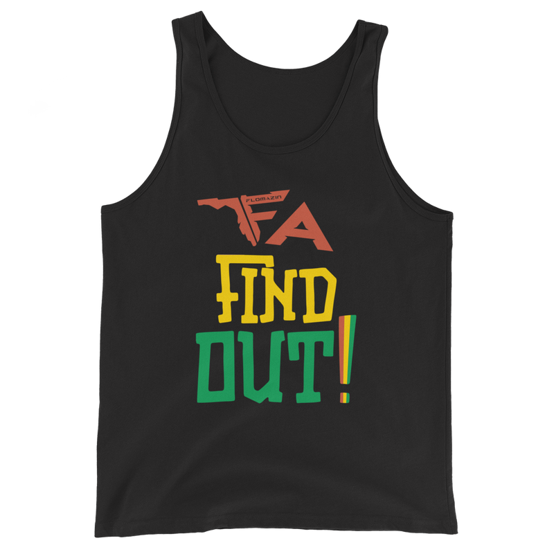FLOMAZIN AROUND &amp; FIND OUT Premium Men&#39;s Tank Top