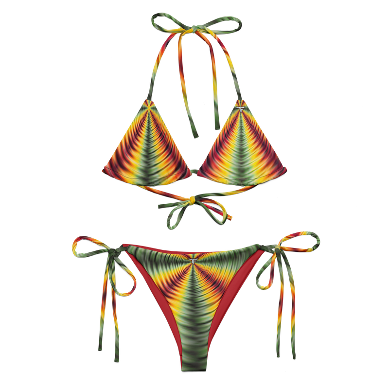 FLOMAZIN FLOKINI™ REGGAEMAZIN TIE-DYE String Bikini