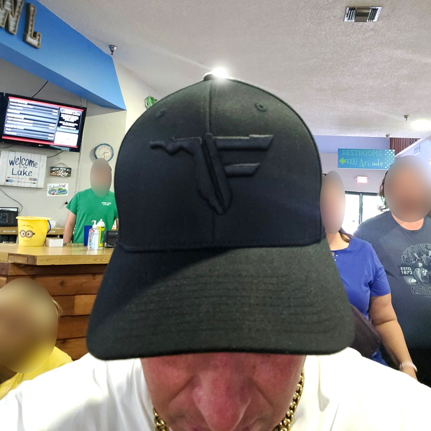 FLOMAZIN BLACK LOGO Flexfit Structured Twill Cap