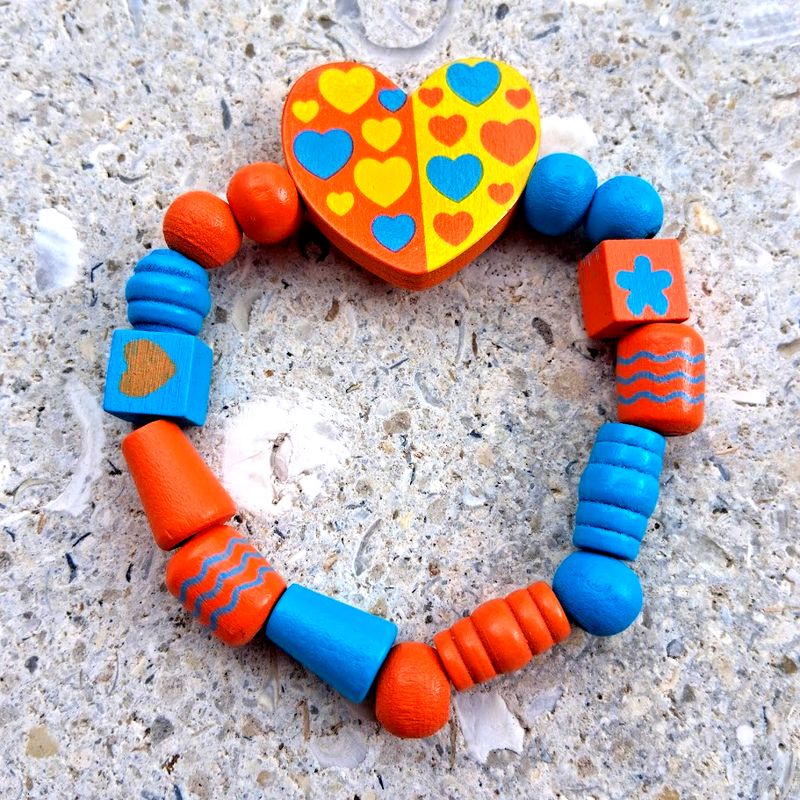&quot;The Majestic Heart&quot; Men&#39;s Beaded Bracelet by SHYNAI
