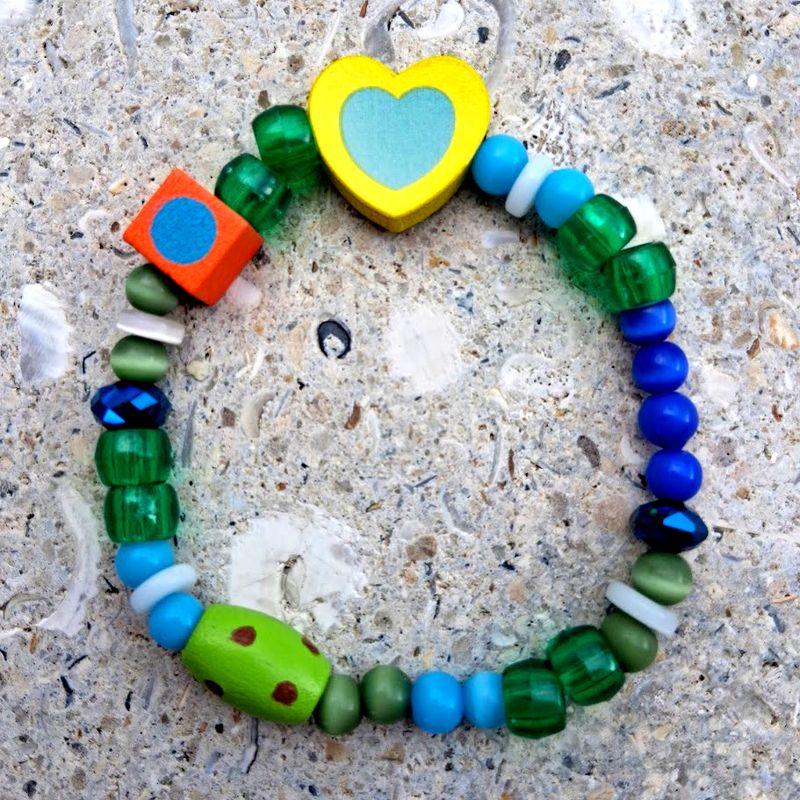 &quot;The Icy Green Grove&quot; Men&#39;s Beaded Bracelet by SHYNAI