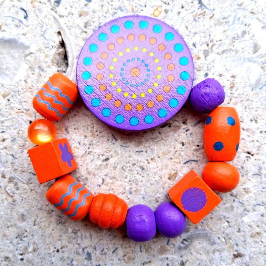 &quot;The Shine Heart&quot; Kid&#39;s Size Beaded Bracelet by SHYNAI