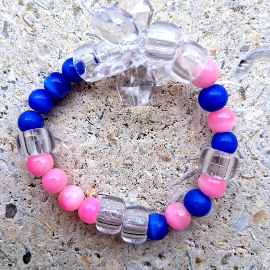 &quot;The Pink Moon&quot; Kids&#39; Beaded Bracelet by SHYNAI
