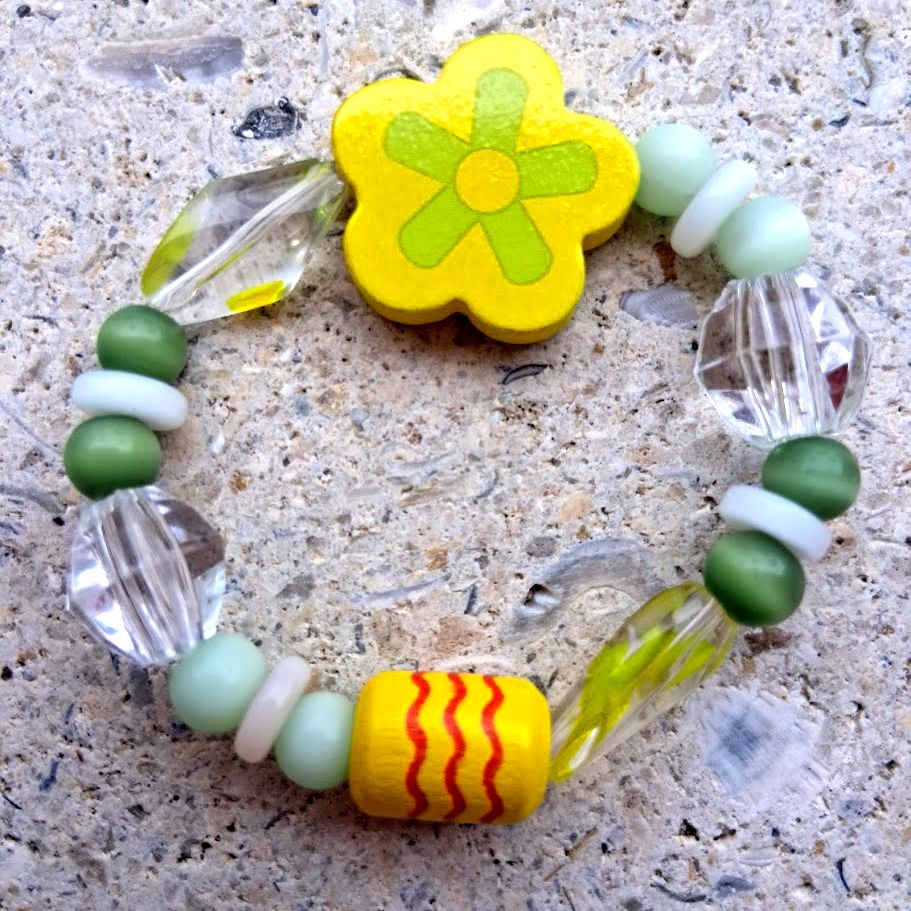 &quot;The Bright Flower&quot; Kids&#39; Beaded Bracelet by SHYNAI