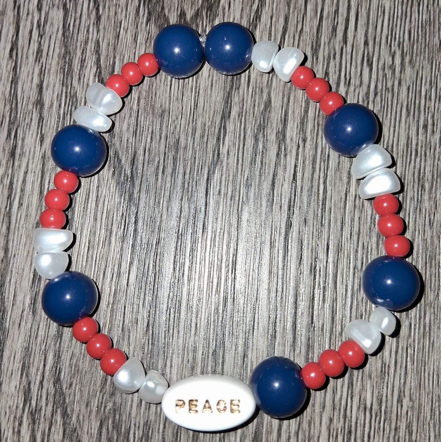 &quot;The Midnight Peace&quot; Men&#39;s Beaded Bracelet by SHYNAI