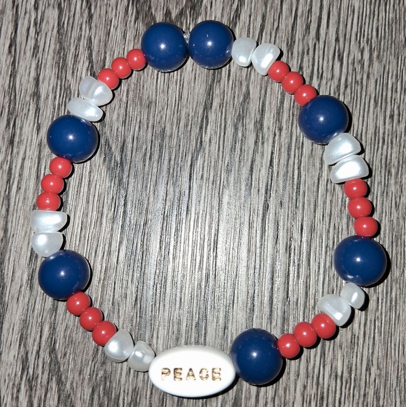 &quot;The Midnight Peace&quot; Men&#39;s Beaded Bracelet by SHYNAI