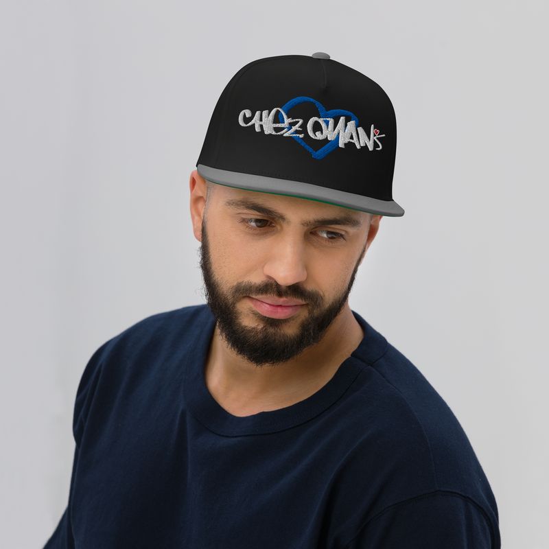 CHEZ QUAN'S Flat Bill Cap