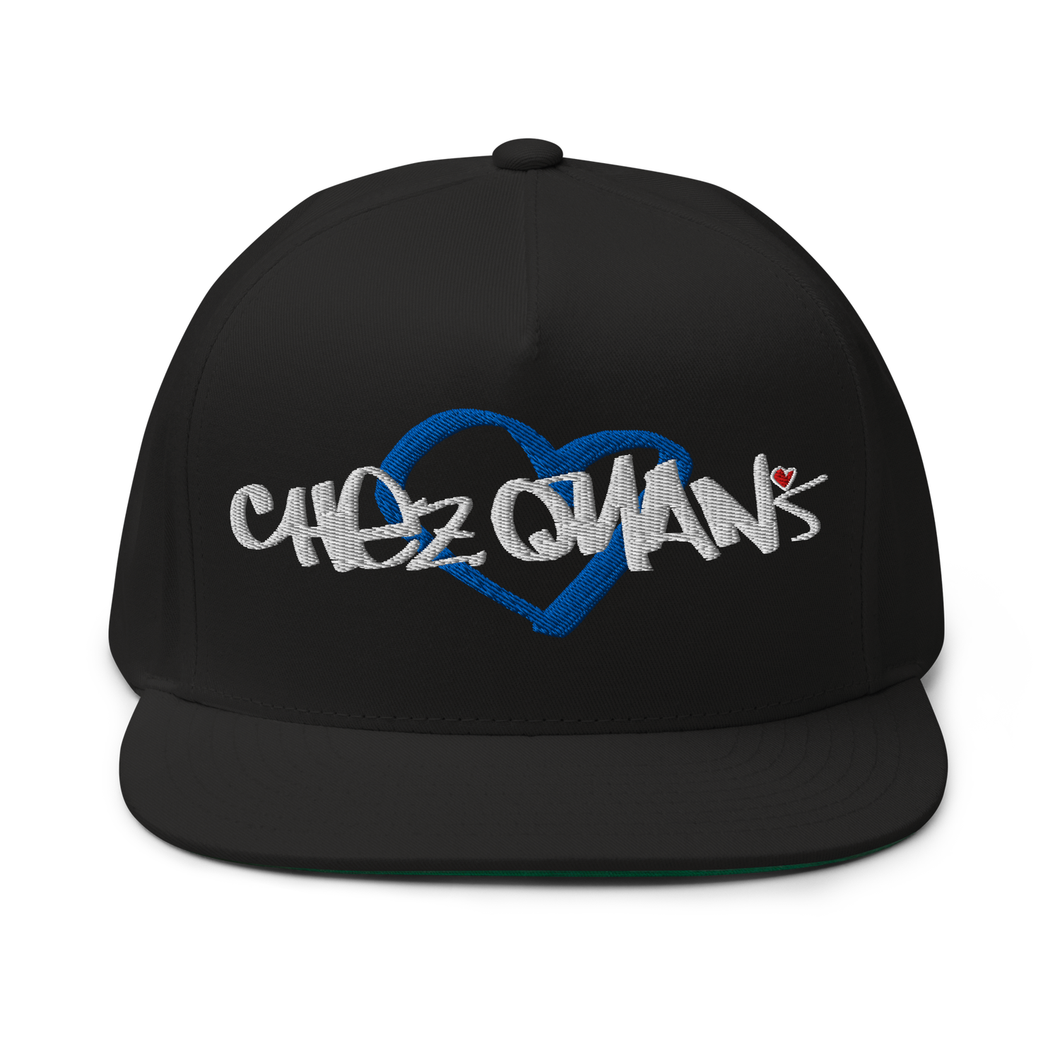 CHEZ QUAN&#39;S Flat Bill Cap