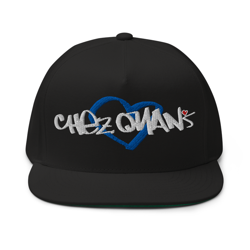 CHEZ QUAN&#39;S Flat Bill Cap