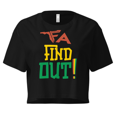FLOMAZIN AROUND &amp; FIND OUT Women’s Crop Top