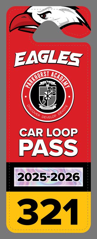 Large Parking Permit Hang Tags