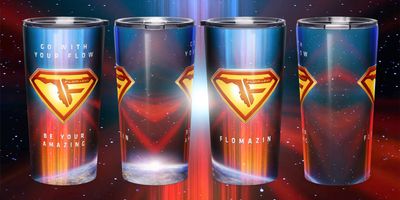 FLOMAZIN SUPERFLO Tapered Stainless Steel Tumbler